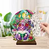 Special Shape Flowers Butterfly Diamond Painting Spinning Calendar for Beginners
