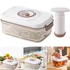 [US Local Warehouse] Vacuum Food Storage Box Large Capacity for Fruits Vegetables (2.1 Manual Pump)
