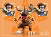MH Scale Greymon & Yagami Taichi - Digimon Resin Statue - DMX Studios