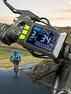 24V 36V 48V P3C LCD Display Electric Bike Meter Electric Scooter Control Panel