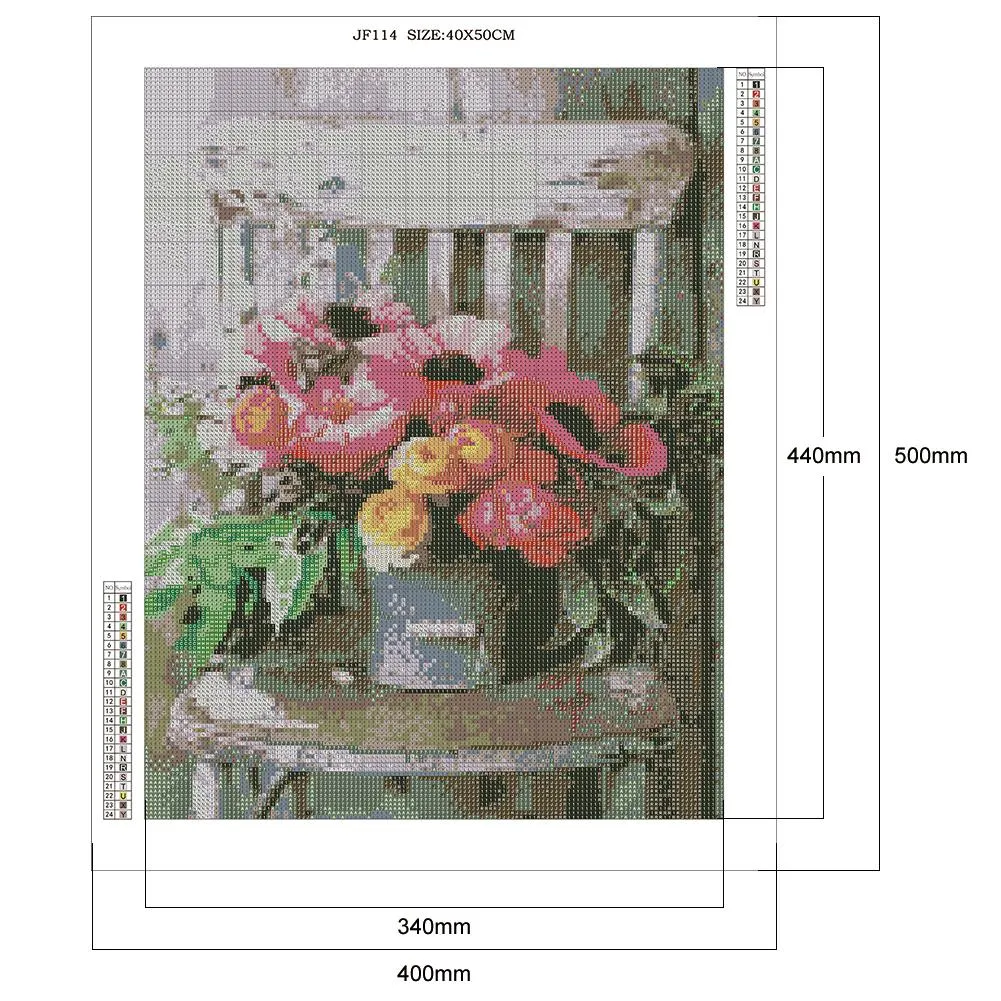Diamond Painting - Full Square Drill - Flower(40*50cm)