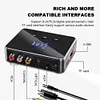 BT 5.4 Transmitter Receiver with RCA 3.5mm AUX & Display Wireless Audio Adapter