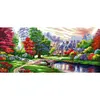 Landscape-11CT Stamped Cross Stitch Kit(66*131cm)