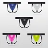 Men's See Through Mesh Thong Elephant Nose Separate Pouch T-Panties Transparent Thong