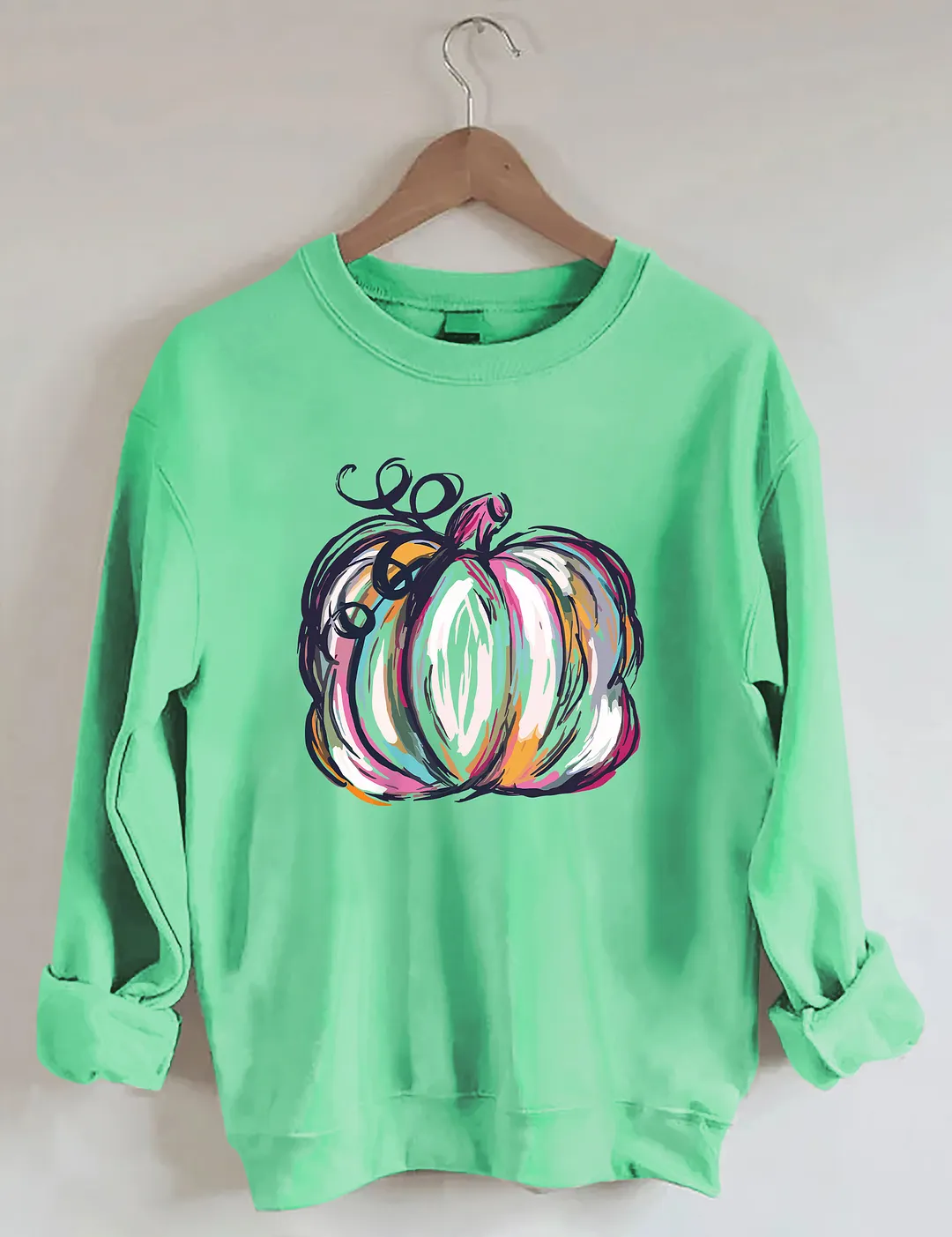 Watercolor Pumpkin Sweatshirt