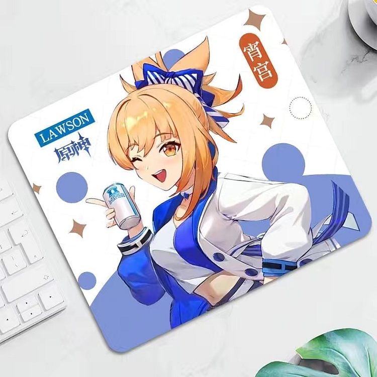Genshin Toys Lawson x Genshin Mouse Pad Yoimiya