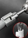 Integrated PVC Pipe Thread Cutting Tool for 1/2 3/4 inch Pipe & Electric Drill