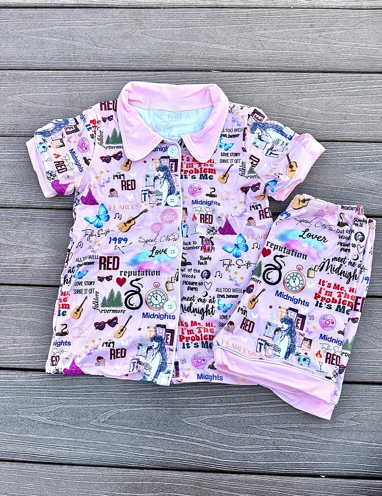 Kid's TS Eras Tour Pajama Set