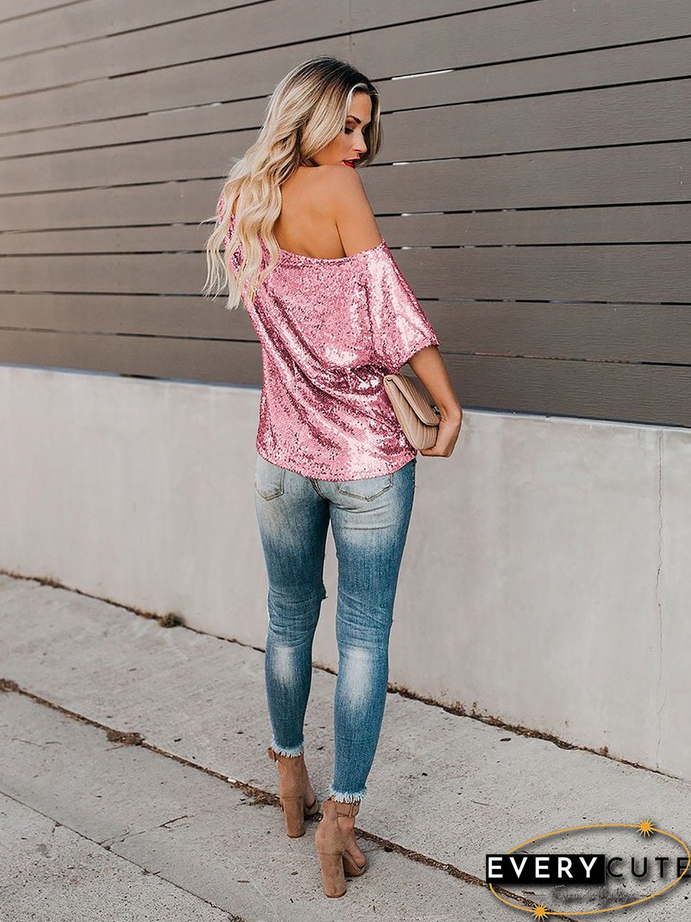 One Step Ahead Sequin Top