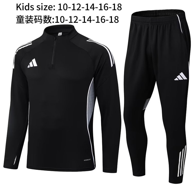 2025-26 Adidas Black Suit - Kids' Version
