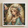 【Limited Stock Sale】Butterfly Fairy-14CT Stamped Cross Stitch 50*50cm/19.69*19.69in