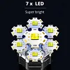 USB Charging IPX 4 LED Camping Waterproof Flashlight Search Light 4 Light Modes