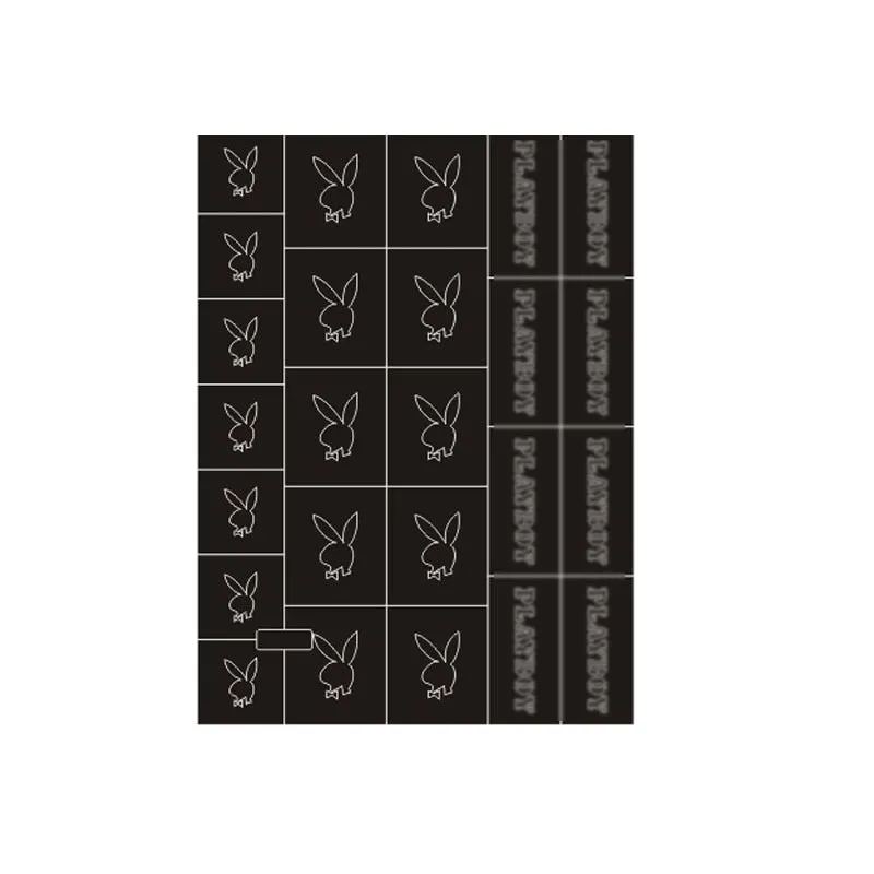 Luxury Design Nail Stamping Stickers Airbrush Nail Art Printing Stencil Decal Sheet Template Self-Adhesive Sliders Manicure Tool-Nail Inspo