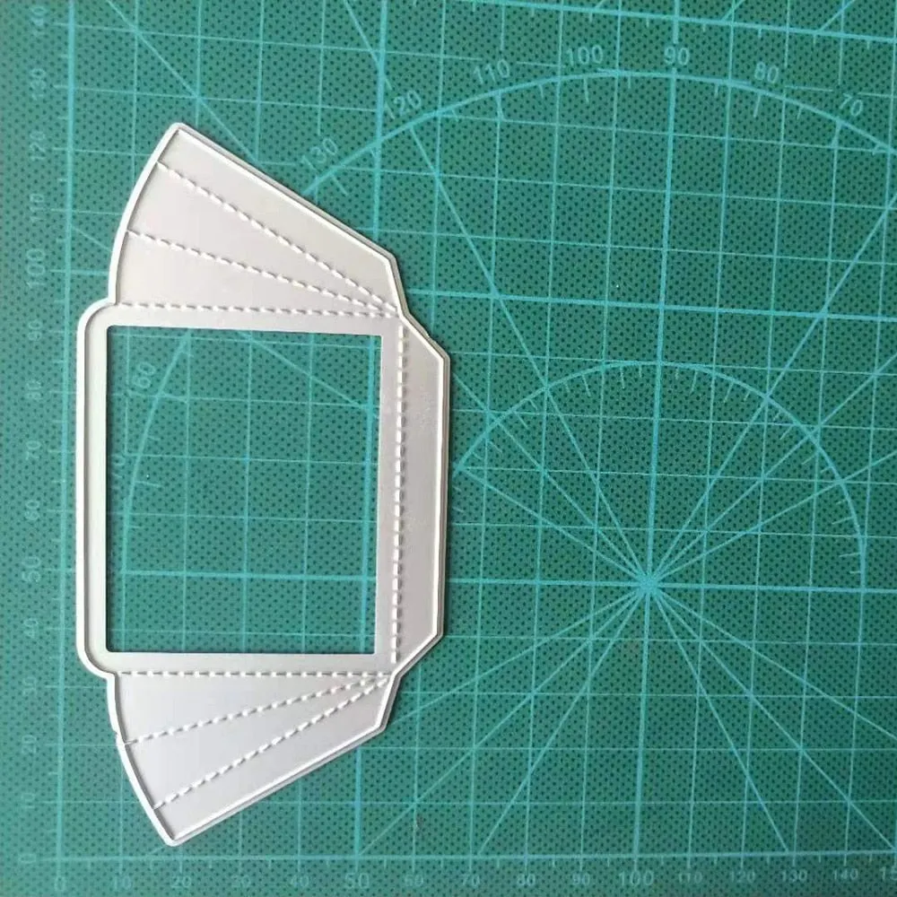 Bag Frame Metal Cutting Dies Accordion Pocket Cut Die Mold Decoration Scrapbook Paper Craft Knife Mould Blade Punch Stencils