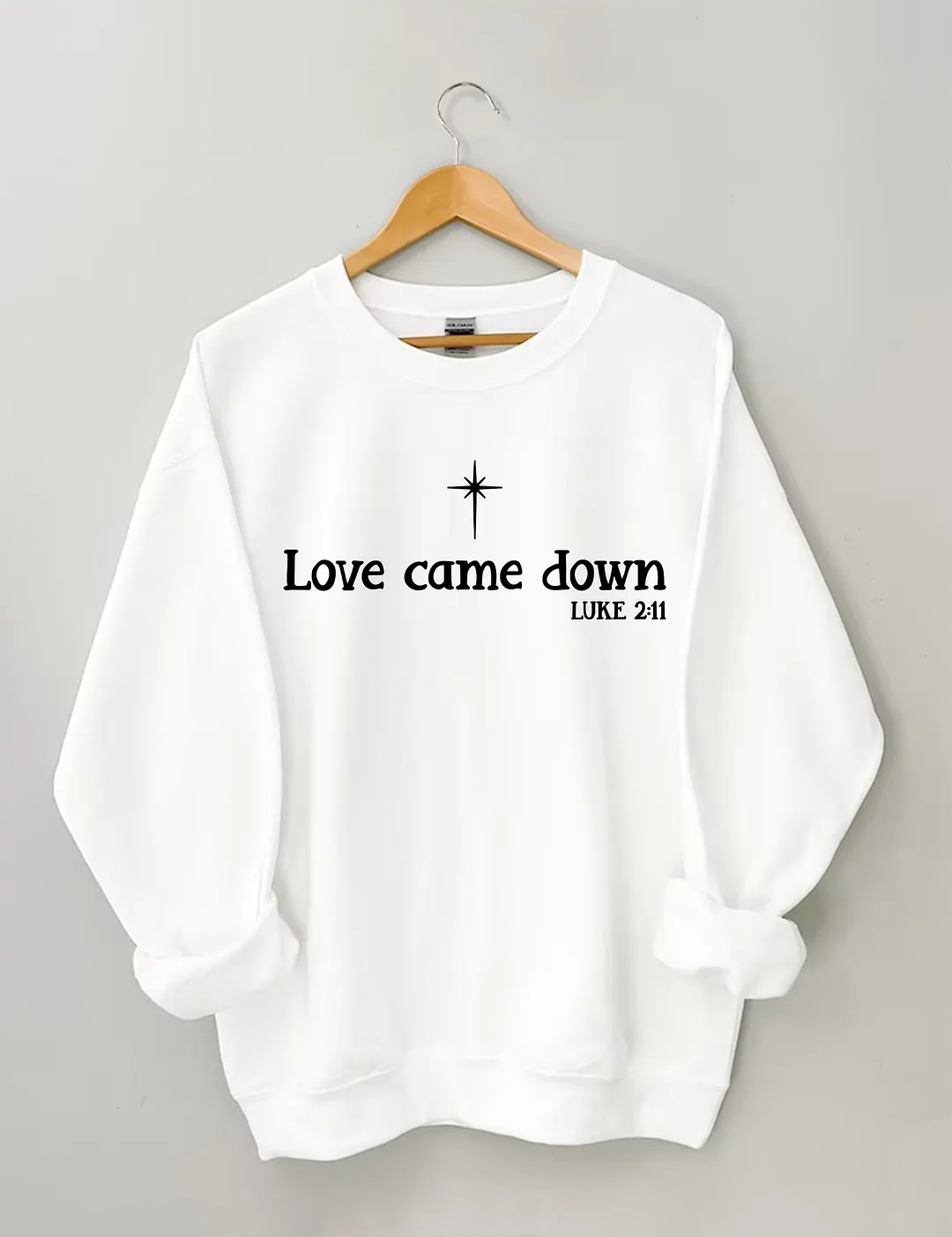 Love Come Down Christmas Nativity Sweatshirt