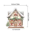 Christmas Shop Wooden - 5D DIY Craft Ornament