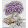(Multi-Style) Flower-14CT Stamped Cross Stitch