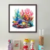 Underwater World - 14CT Stamped Cross Stitch - 40*40cm - Animal