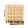 💥 Promotion- SAVE 48% OFF- Wooden Multiplication Board Game - BUY 2 GET EXTRA 10 % OFF