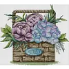 (Multi-Style) Flower-14CT Stamped Cross Stitch