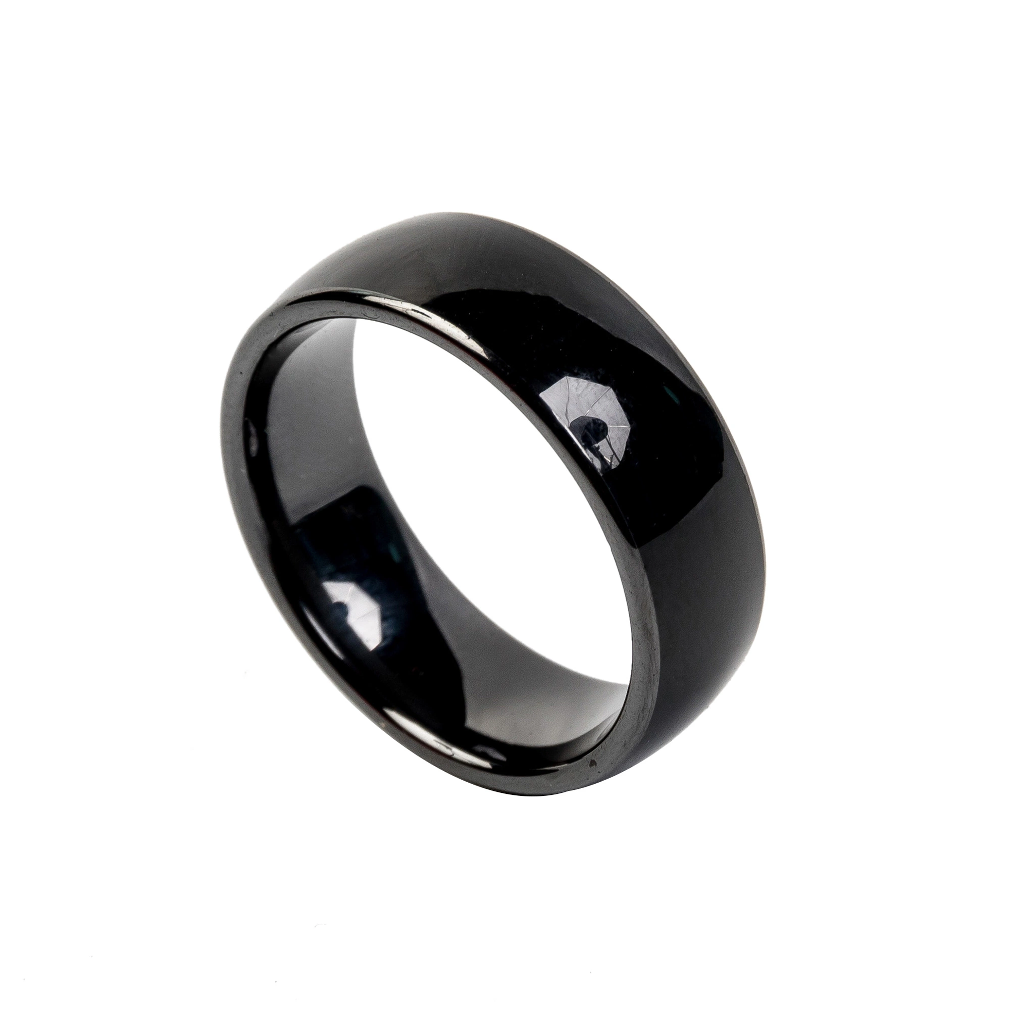 Customized Logo 13.56MHz NFC Smart Key Ring RFID Ceramics Rings for Social Media