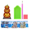 >SALE<2D Flat Wooden Halloween Pumpkin DIY Diamond Painting Desktop Decorations Decor