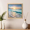 (Counted/Stamped) 11CT Sunset By The Sea-Cross Stitch-40*40cm/15.75*15.75in