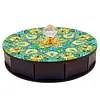 Mandala Diamond Painting Storage Box Wooden Round Jewelry Case with Lid Kits