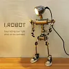 Cyberpunk computer desktop ornaments e-sports room decoration atmosphere lamp technological sense creative boy gift figure