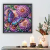 Fleurs De R&ecirc;ve Et Papillons-Peinture Diamant En Forme Sp&eacute;ciale-40 * 40CM