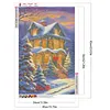 Diamond Painting-DIY Full Round Drill Christmas Eve(60*40 CM)