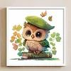 Owl - 18CT Stamped Cross Stitch 20*20cm/7.87*7.87in