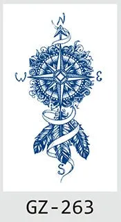 Temporary Tattoos Stickers Geometry Flower Snake Scorpion Juice Ink Lasting Waterproof Arm Chest Waist Hip Realistic Fake Tatoo