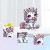 D&eacute;coration De Peinture De Diamant De B&eacute;b&eacute; Licorne De Bande Dessin&eacute;e-Diamant Brillant Simple Face + Forme Sp&eacute;ciale Diamant