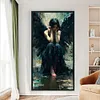 (Big Size)Fallen Angel - 11CT Stamped Cross Stitch - 40*70cm - Halloween