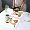 2Pcs Artistic Pattern Diamond Painting Placemat DIY Art Placemat for Table Decor