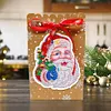 8Pack Diamond Painting Special Crystal Christmas Gift bags Cookies and Candy Bags Reindeer Xmas Folding Bags for Kids Party Favor Holiday New Year