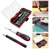 18Pcs Craft Knife Anti-Slip Handle Engraving Tool Multipurpose Sculpture Scalpel