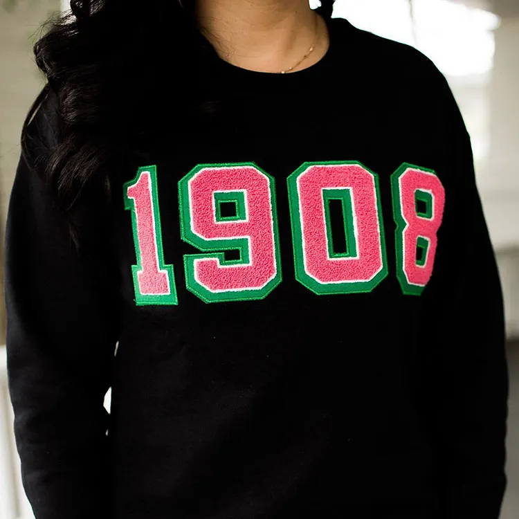 Fashion Printed Pullover Crew Neck Sweatshirt