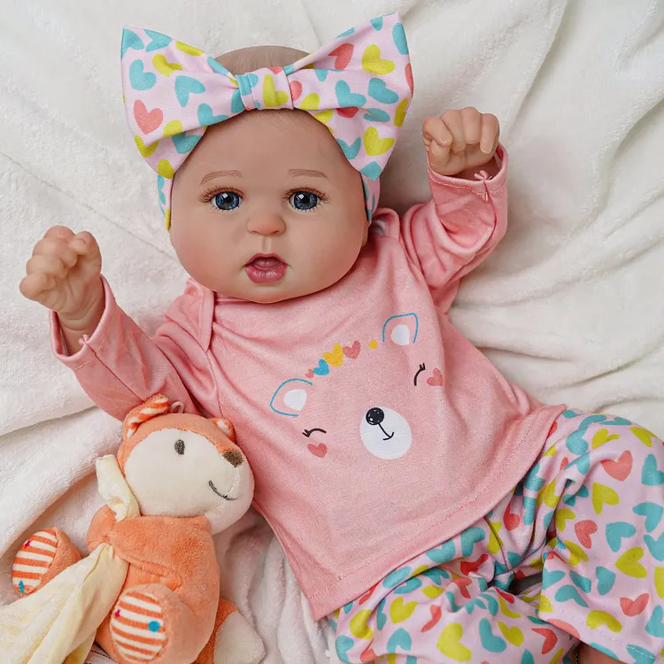 Babeside Quiet Reborn Baby Bailyn 20'' Little Infant Girl Best Gift for Kids