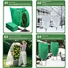 Plant Covers with Drawstring Winter Frost Cloth Bags Wraps for Outdoor Garden