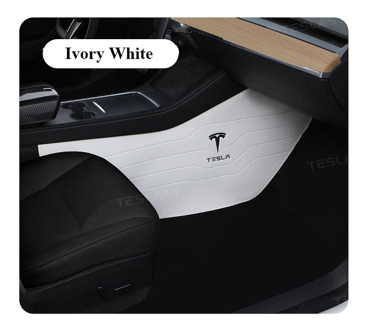 TESLASY Tesla Model 3/Y Center Console Nappa Leather Side Anti-Kick Pads (2/pcs)