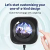 Multifunctional CarPlay Clip Wireless CarPlay Adapter Customized Car-Machine Interconnection Android Apple 2-in-1 Car CarPlay Suitable For Car Media, Fragrance Diffuser, Digital Clock