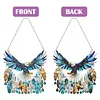 (US Local)DIY Diamond Painting Art Pendant Window Hanging Eagle Dream Catcher