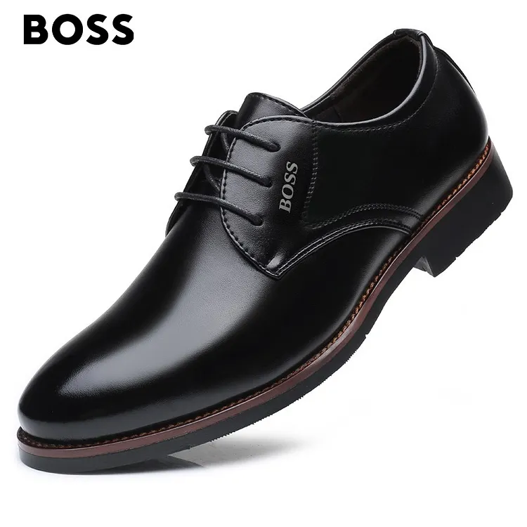 BOSS&reg; K&Eacute;ZI M&Eacute;RETŰ &Uuml;ZLETI BŐR CIPŐ