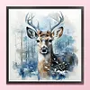 Deer - 11CT Stamped Cross Stitch - 40*40cm - Animal
