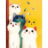 (US Local)Cats-Paint By Numbers Kit(30x40cm)