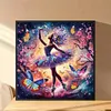 Butterfly Dance Girl-Partial Special Shaped Diamond painting 30*30CM