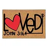 Valentine Rug Outdoor Non-Slip Welcome Mats for Indoor Front Porch Home Decor