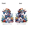 >SALE<PET Double Sided Special Shaped Horse Diamond Painting Desktop Decor for Adults